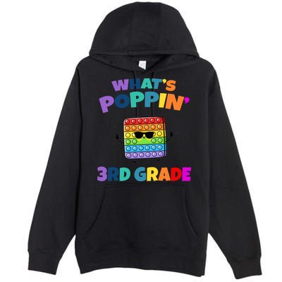3rd Grade First Day Of School Pop It Premium Pullover Hoodie