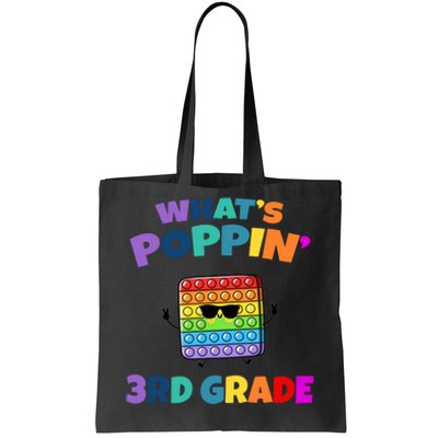 3rd Grade First Day Of School Pop It Tote Bag