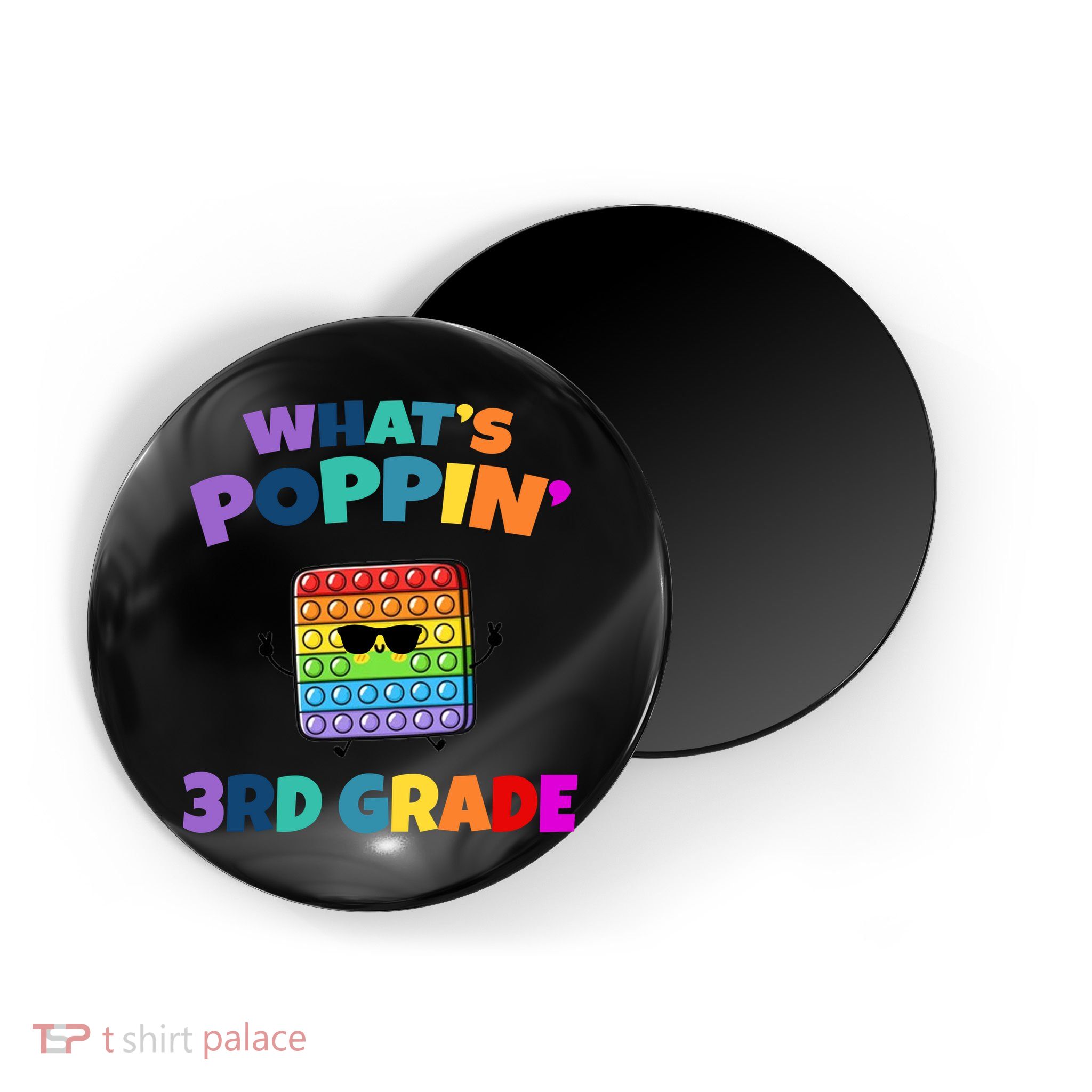 3rd Grade First Day Of School Pop It Magnet