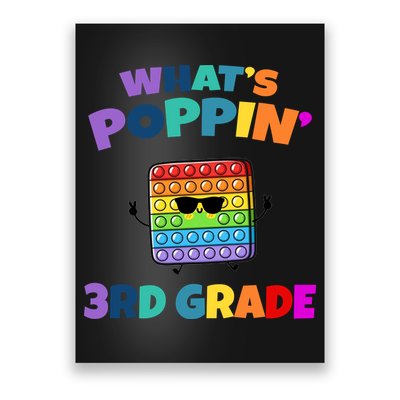 3rd Grade First Day Of School Pop It Poster