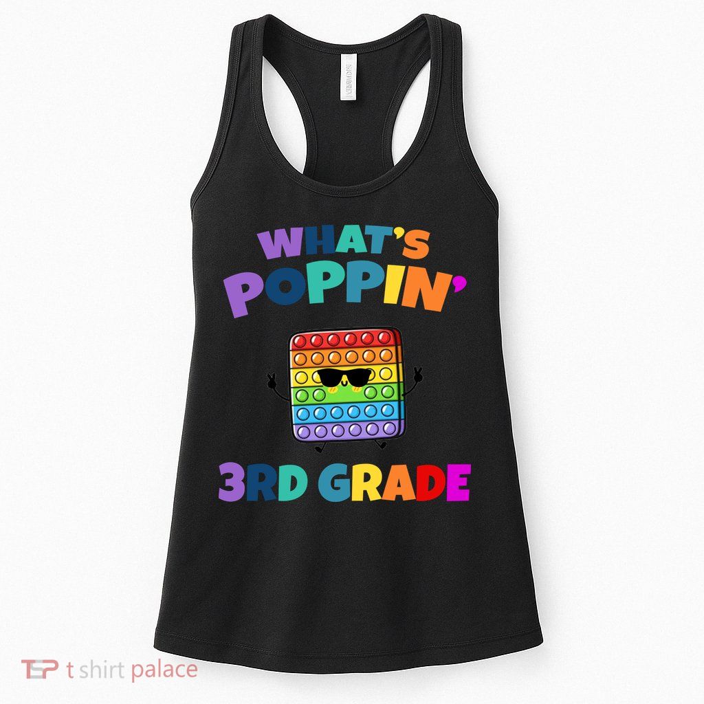 3rd Grade First Day Of School Pop It Womens Tank Top