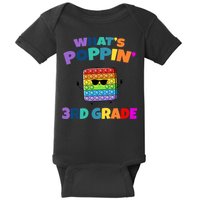 3rd Grade First Day Of School Pop It Baby Bodysuit
