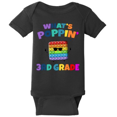 3rd Grade First Day Of School Pop It Baby Bodysuit