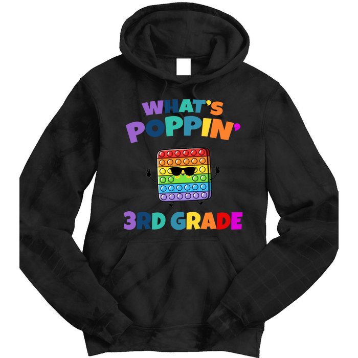 3rd Grade First Day Of School Pop It Tie Dye Hoodie