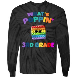 3rd Grade First Day Of School Pop It Tie-Dye Long Sleeve Shirt