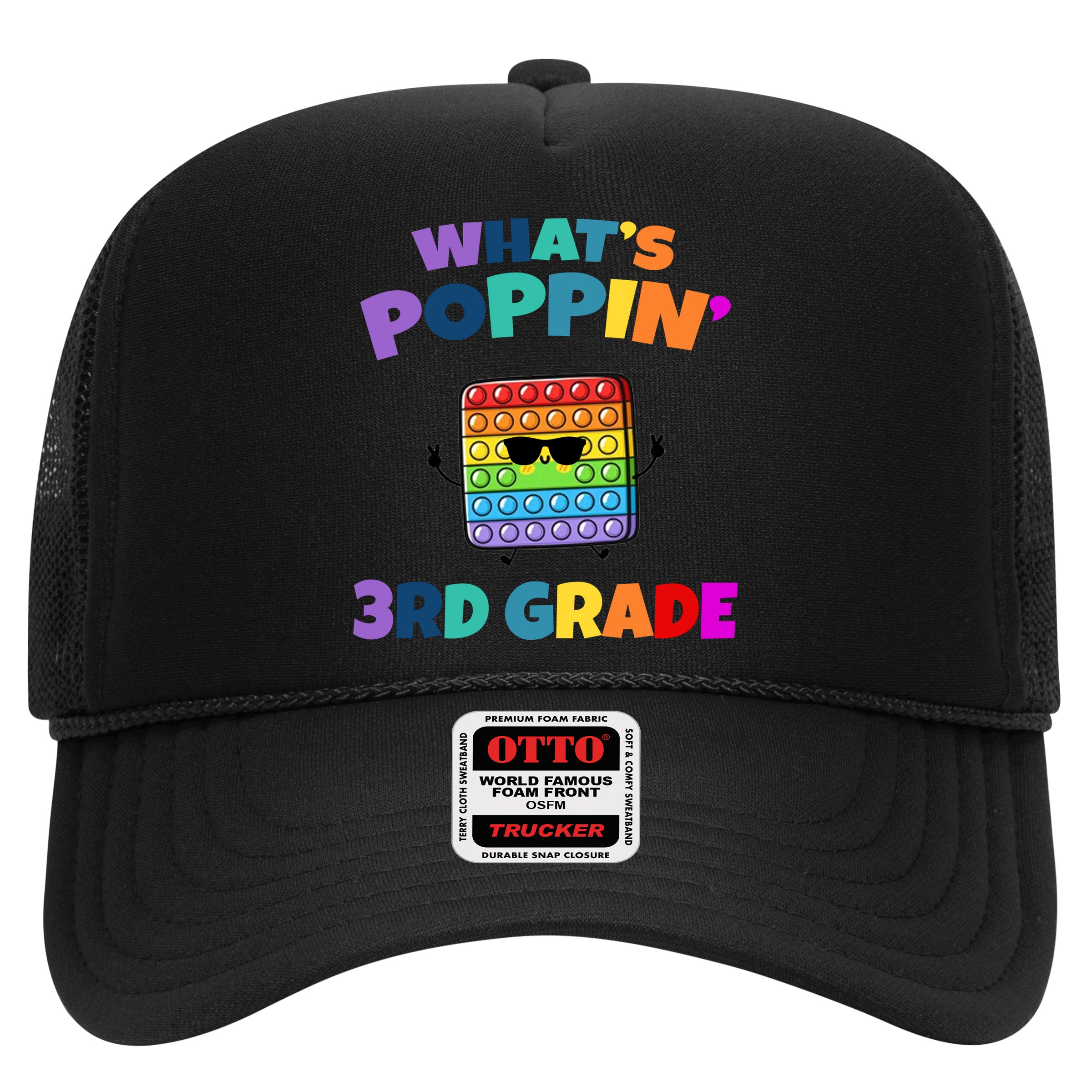 3rd Grade First Day Of School Pop It Hat