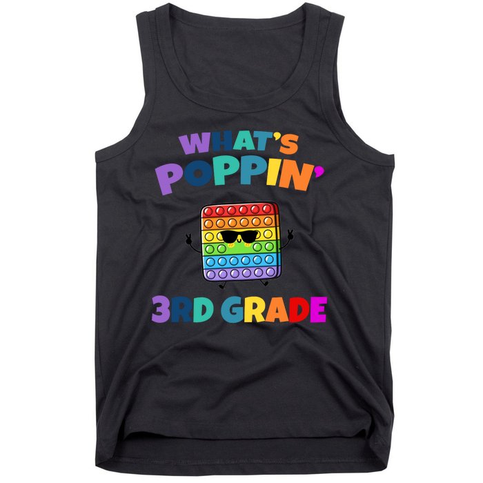 3rd Grade First Day Of School Pop It Tank Top