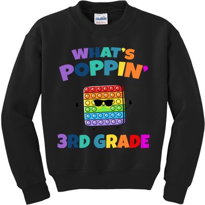 3rd Grade First Day Of School Pop It Kids Sweatshirt