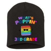 3rd Grade First Day Of School Pop It Short Acrylic Beanie