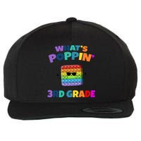 3rd Grade First Day Of School Pop It Wool Snapback Cap