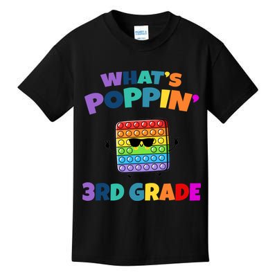3rd Grade First Day Of School Pop It Kids T-Shirt