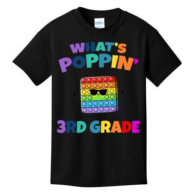 3rd Grade First Day Of School Pop It Kids T-Shirt