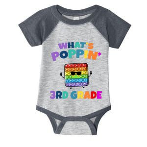 3rd Grade First Day Of School Pop It Infant Baby Jersey Bodysuit