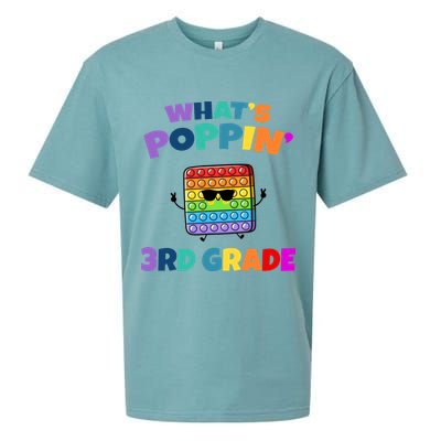 3rd Grade First Day Of School Pop It Sueded Cloud Jersey T-Shirt