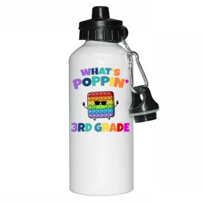 3rd Grade First Day Of School Pop It Aluminum Water Bottle