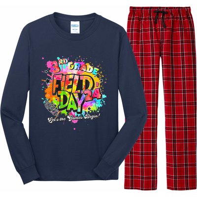 3rd Grade Field Day 2024 Let The Games Begin Teachers Long Sleeve Pajama Set