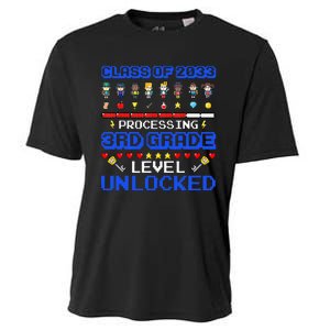 3rd Grade First Day Of School Class Of 2033 Video Games Cooling Performance Crew T-Shirt