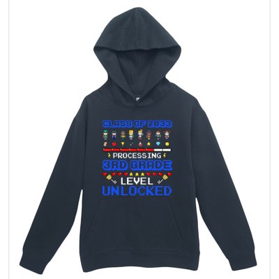 3rd Grade First Day Of School Class Of 2033 Video Games Urban Pullover Hoodie