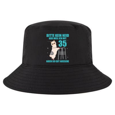 35. Geburtstag Geschenk Lama Alpaka Bitte Kein Neid 35 Jahre Cool Comfort Performance Bucket Hat