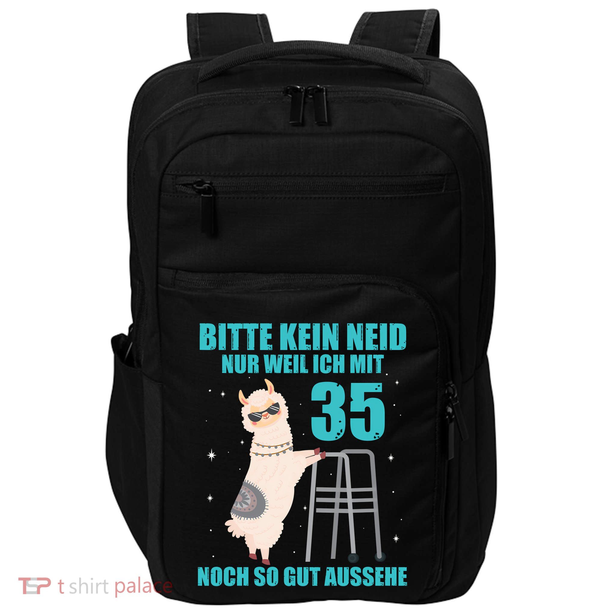 35. Geburtstag Geschenk Lama Alpaka Bitte Kein Neid 35 Jahre Impact Tech Backpack