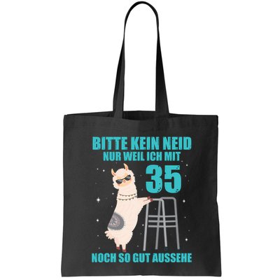 35. Geburtstag Geschenk Lama Alpaka Bitte Kein Neid 35 Jahre Bag