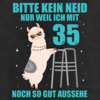 35. Geburtstag Geschenk Lama Alpaka Bitte Kein Neid 35 Jahre Hat