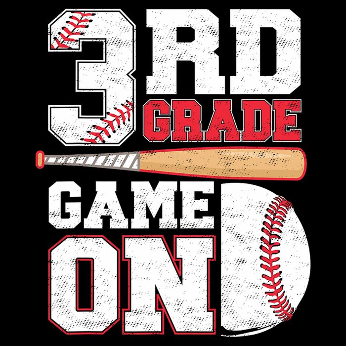 3rd Grade Game On Back To School Baseball Boy Third Grade Button