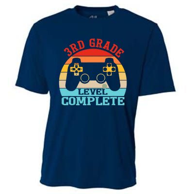 3rd Grade Level Complete Last Day Of School Graduation Cooling Performance Crew T-Shirt