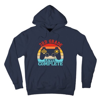 3rd Grade Level Complete Last Day Of School Graduation Hoodie