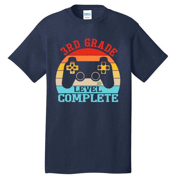 3rd Grade Level Complete Last Day Of School Graduation Tall T-Shirt