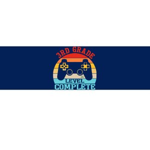 3rd Grade Level Complete Last Day Of School Graduation Bumper Sticker