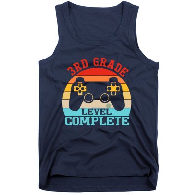 3rd Grade Level Complete Last Day Of School Graduation Tank Top