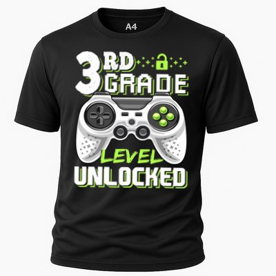 3rd Grade Level Unlocked For Back To School Performance Shirt