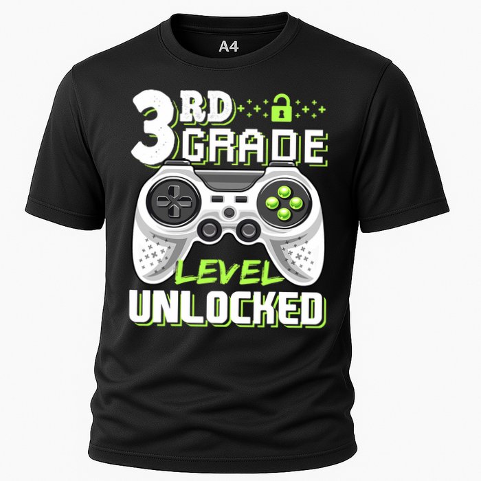 3rd Grade Level Unlocked For Back To School Performance Shirt