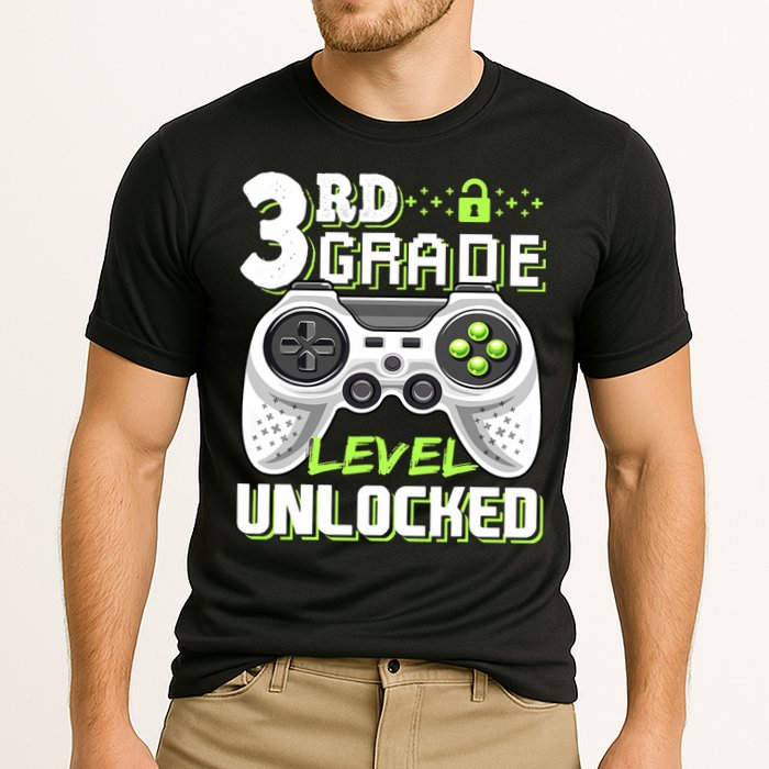 3rd Grade Level Unlocked For Back To School Performance Shirt