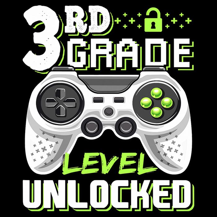 3rd Grade Level Unlocked For Back To School Performance Shirt