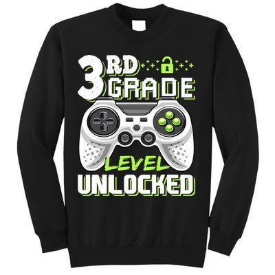 3rd Grade Level Unlocked For Back To School Sweatshirt