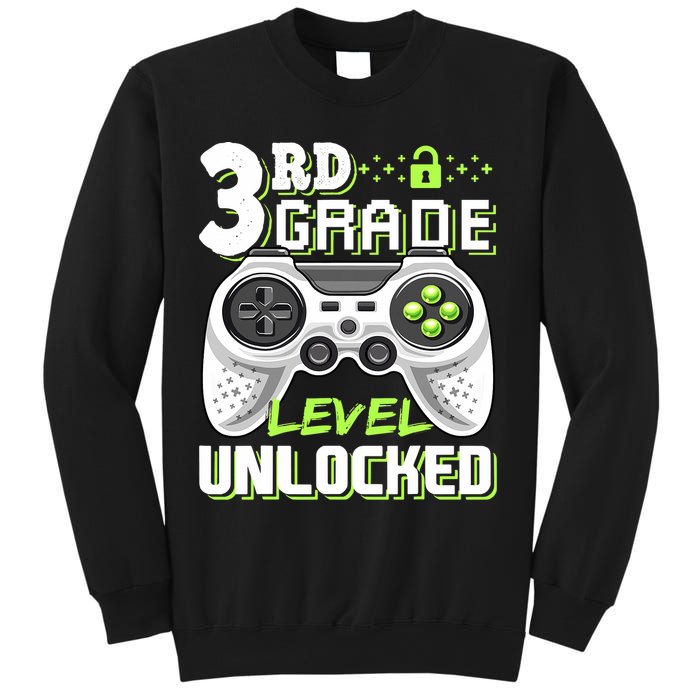3rd Grade Level Unlocked For Back To School Sweatshirt