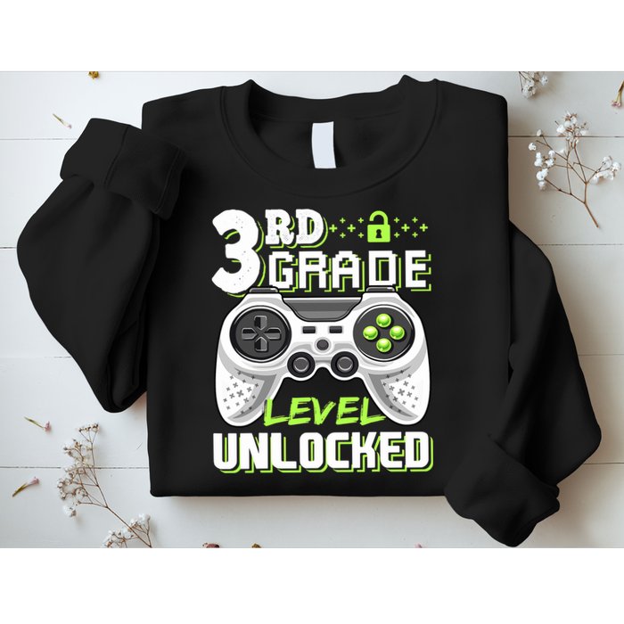 3rd Grade Level Unlocked For Back To School Sweatshirt