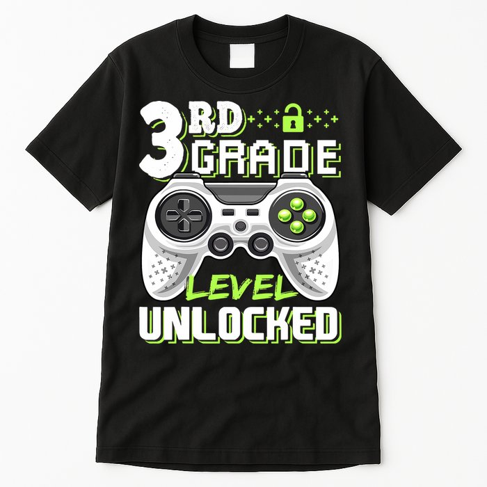 3rd Grade Level Unlocked For Back To School Tall T-Shirt
