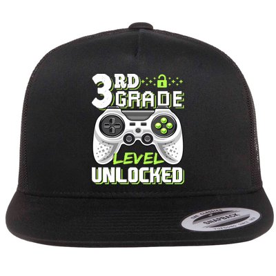 3rd Grade Level Unlocked For Back To School Flatbill Hat