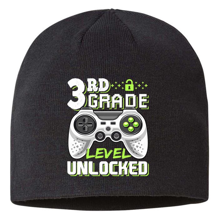 3rd Grade Level Unlocked For Back To School Sustainable Beanie