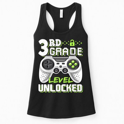 3rd Grade Level Unlocked For Back To School Womens Tank Top