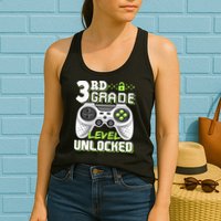 3rd Grade Level Unlocked For Back To School Womens Tank Top