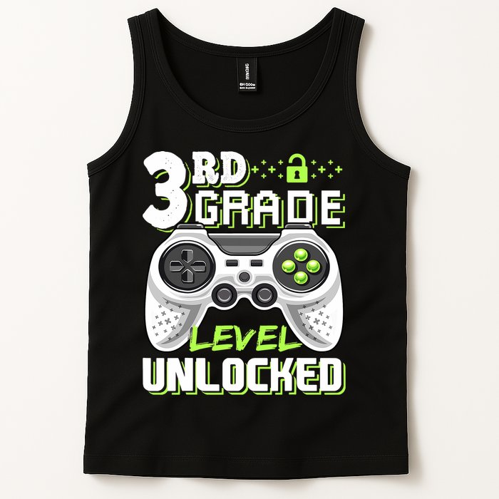 3rd Grade Level Unlocked For Back To School Tank Top