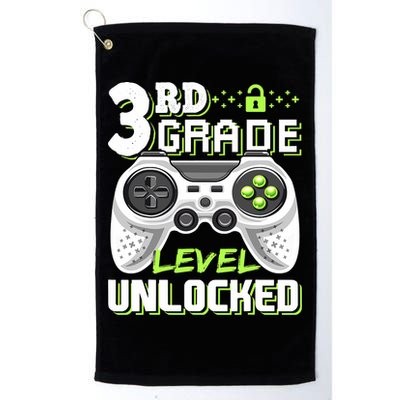 3rd Grade Level Unlocked For Back To School Golf Towel