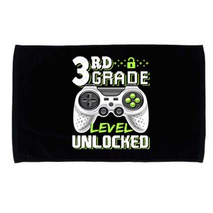 3rd Grade Level Unlocked For Back To School Microfiber Hand Towel