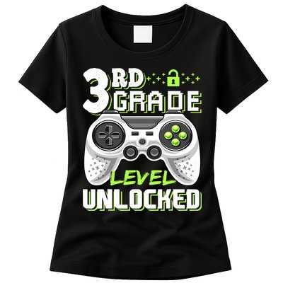 3rd Grade Level Unlocked For Back To School Womens T-Shirt