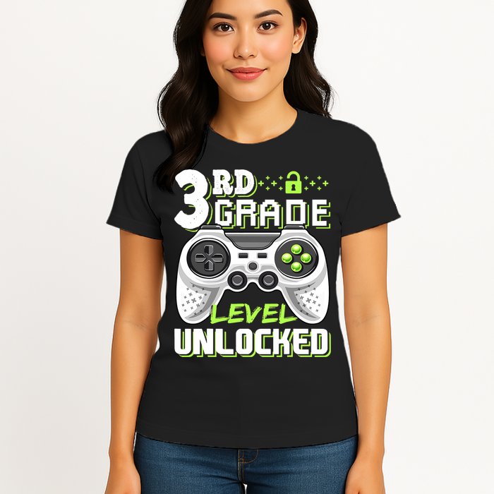 3rd Grade Level Unlocked For Back To School Womens T-Shirt