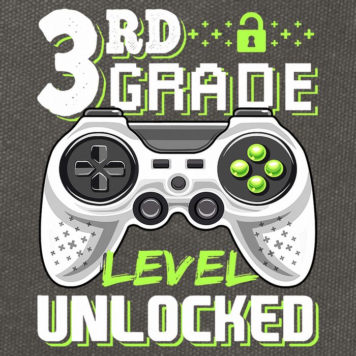 3rd Grade Level Unlocked For Back To School Cotton Canvas Backpack
